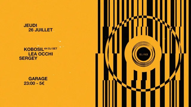 BLIND Series x Garage: Kobosil, Léa Occhi & Sergey