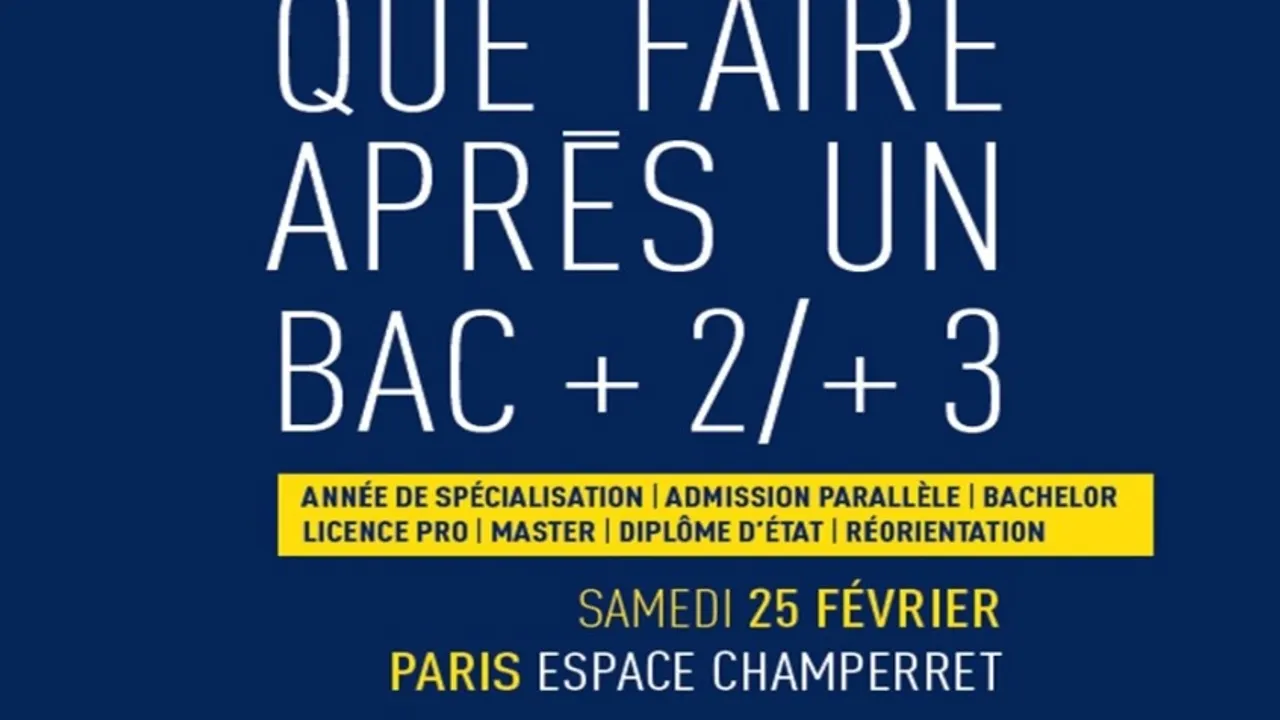 Salon de l’Etudiant « Que faire après un Bac +2/+3 ? »