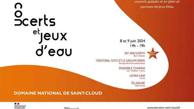 Concerts et jeux d'eau