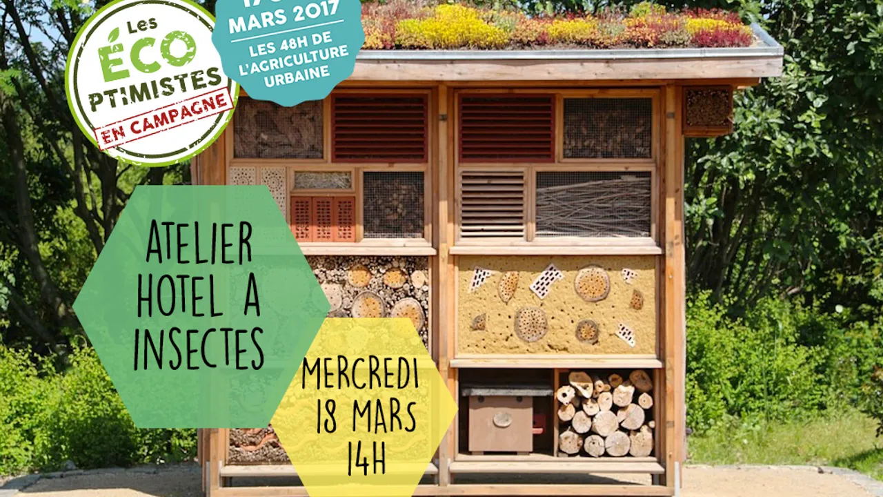 Chantier participatif 2/2 : Remplissage hôtel à insectes
