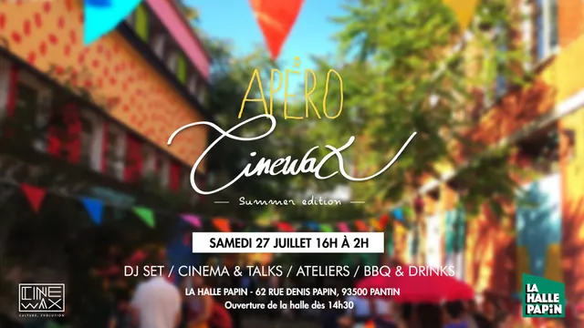 Apero Cinewax à la Halle Papin - être artiste en Afrique