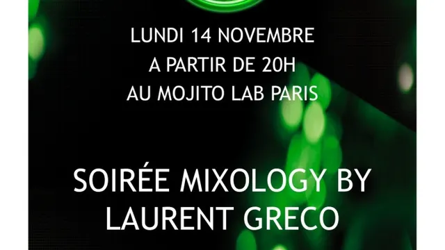 soirée mixology by laurent greco