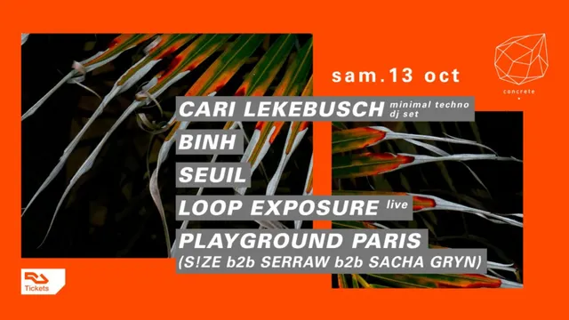 Concrete: Cari Lekebusch, Binh, Seuil, Loop Exposure Live