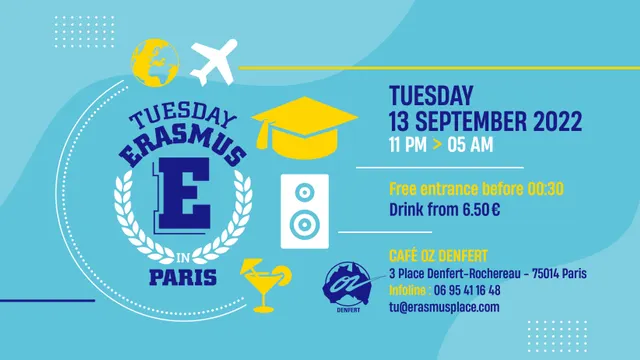 TUESDAY ERASMUS IN PARIS