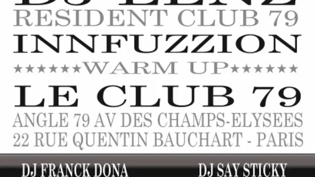 Le Club 79 Présente