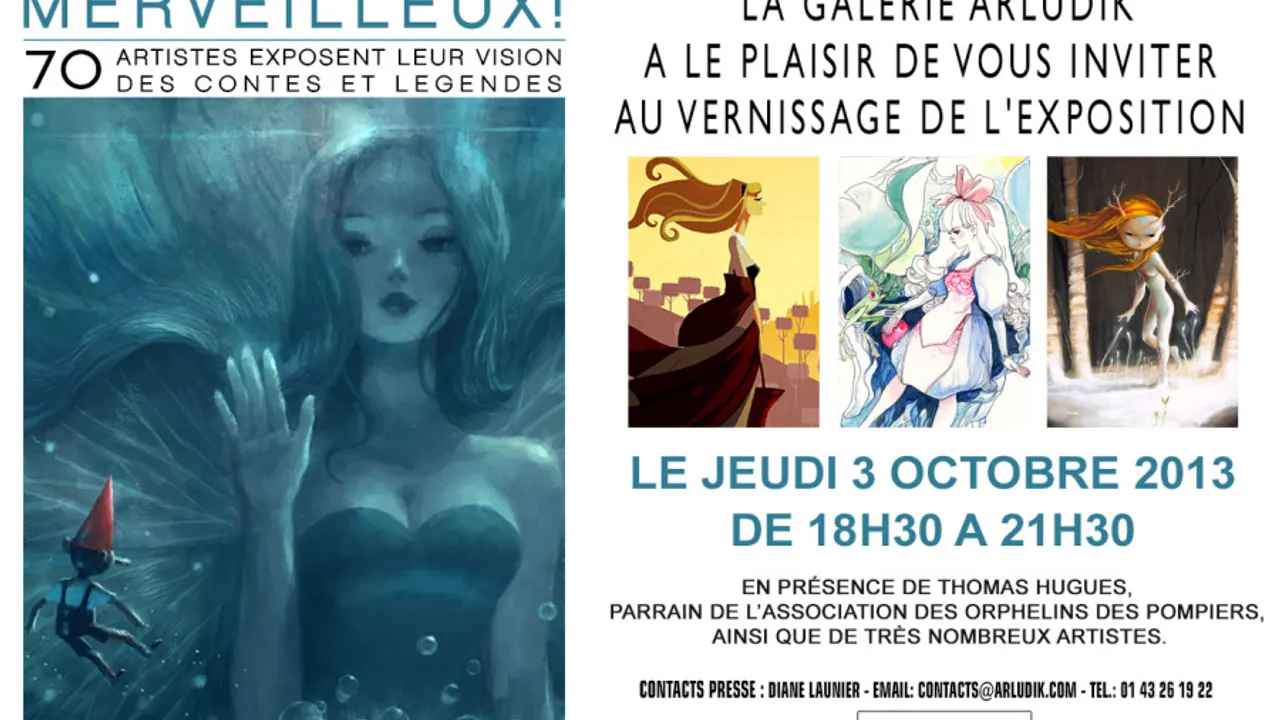 Vernissage de l'exposition Contes et Légendes