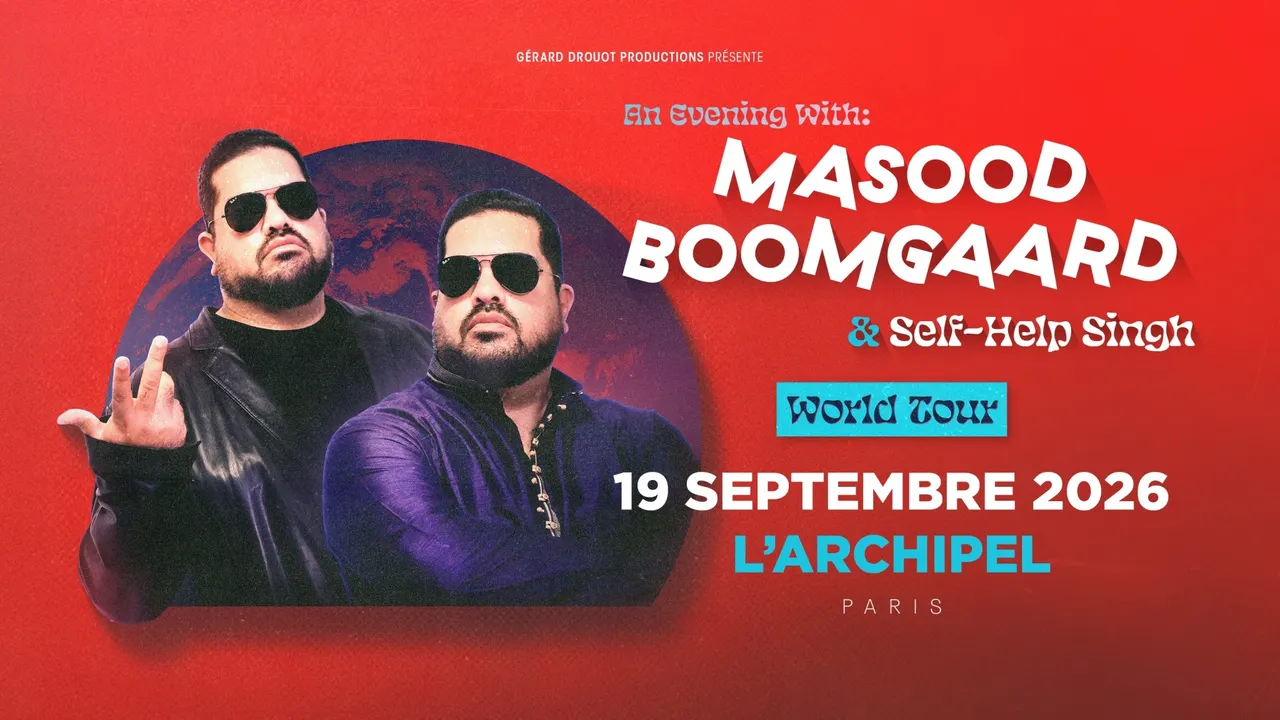 Masood Boomgaard fait escale à Paris avec son spectacle « Self-Help Singh »