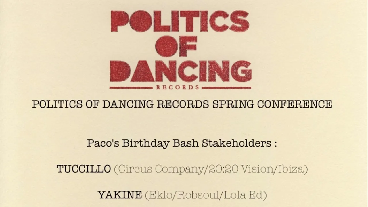 Tuccillo, Yakine, Politics Of Dancing : P.O.D Records Spring Conference