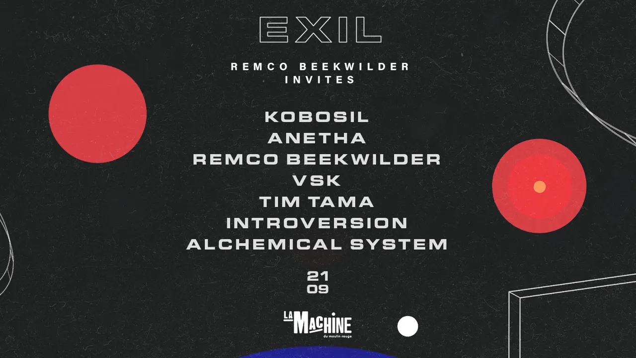 Exil : Remco Beekwilder invites Kobosil, Anetha, VSK & more