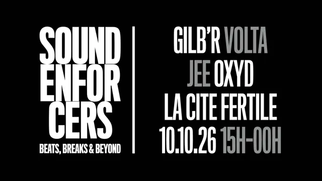 SOUND ENFORCERS «A Day Of Drum&Bass & Uk Beats»: GilbR, Volta, Jee, Oxyd