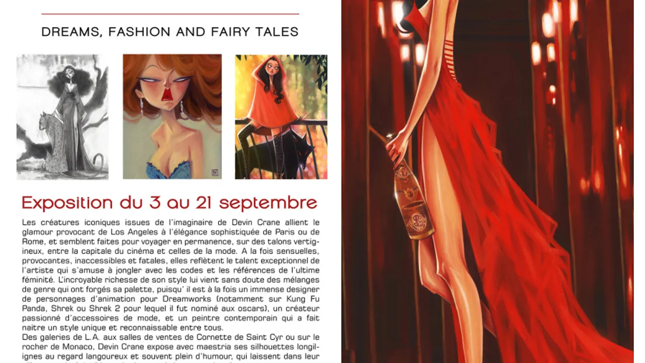 Exposition Dream, Fashion and Fairy Tales avec l'artiste Devin Crane