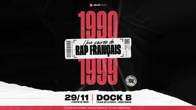 1990 - 1999, une soirée de rap français