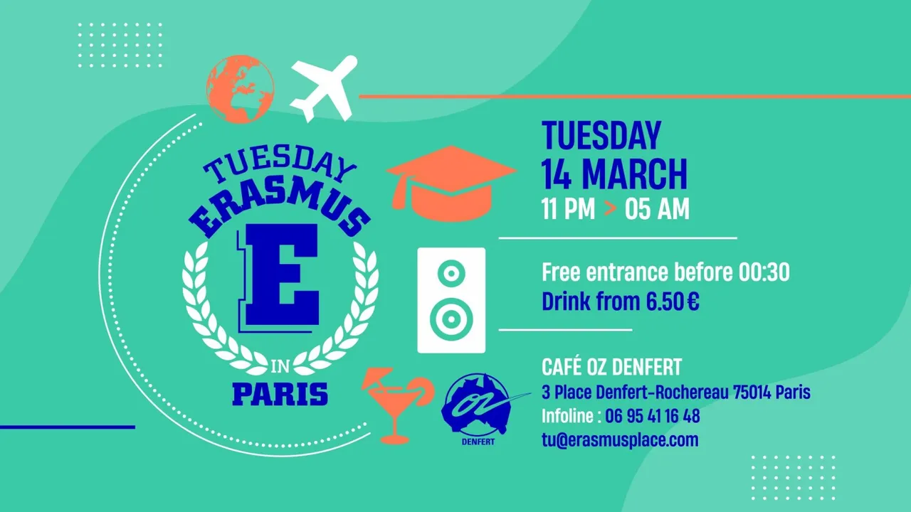 TUESDAY ERASMUS IN PARIS