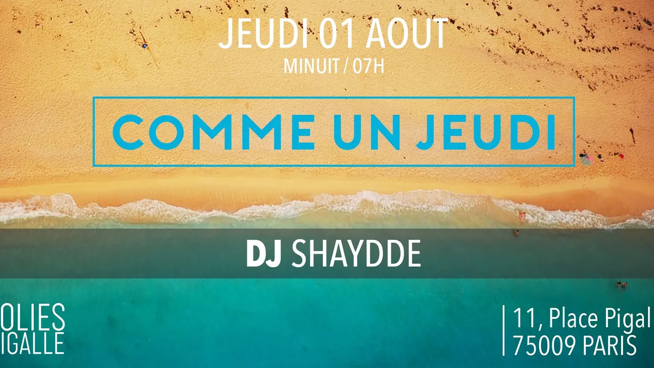 Comme un jeudi - Summer edition