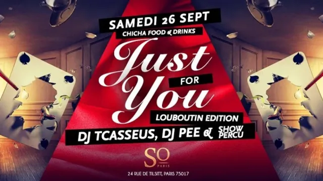 JUST 4 YOU  SPÉCIALE LOUBOUTIN