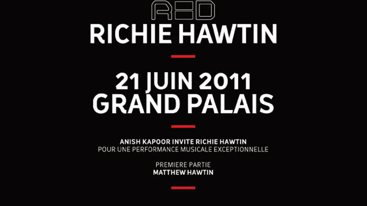 RED RICHIE HAWTIN FACE AU LEVIATHAN D'ANISH KAPOOR