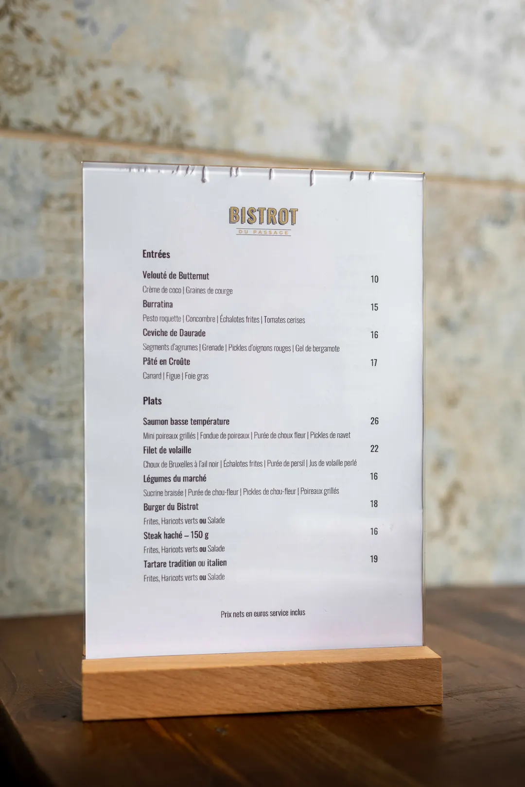 Bistrot du Passage Restaurant Shop Paris
