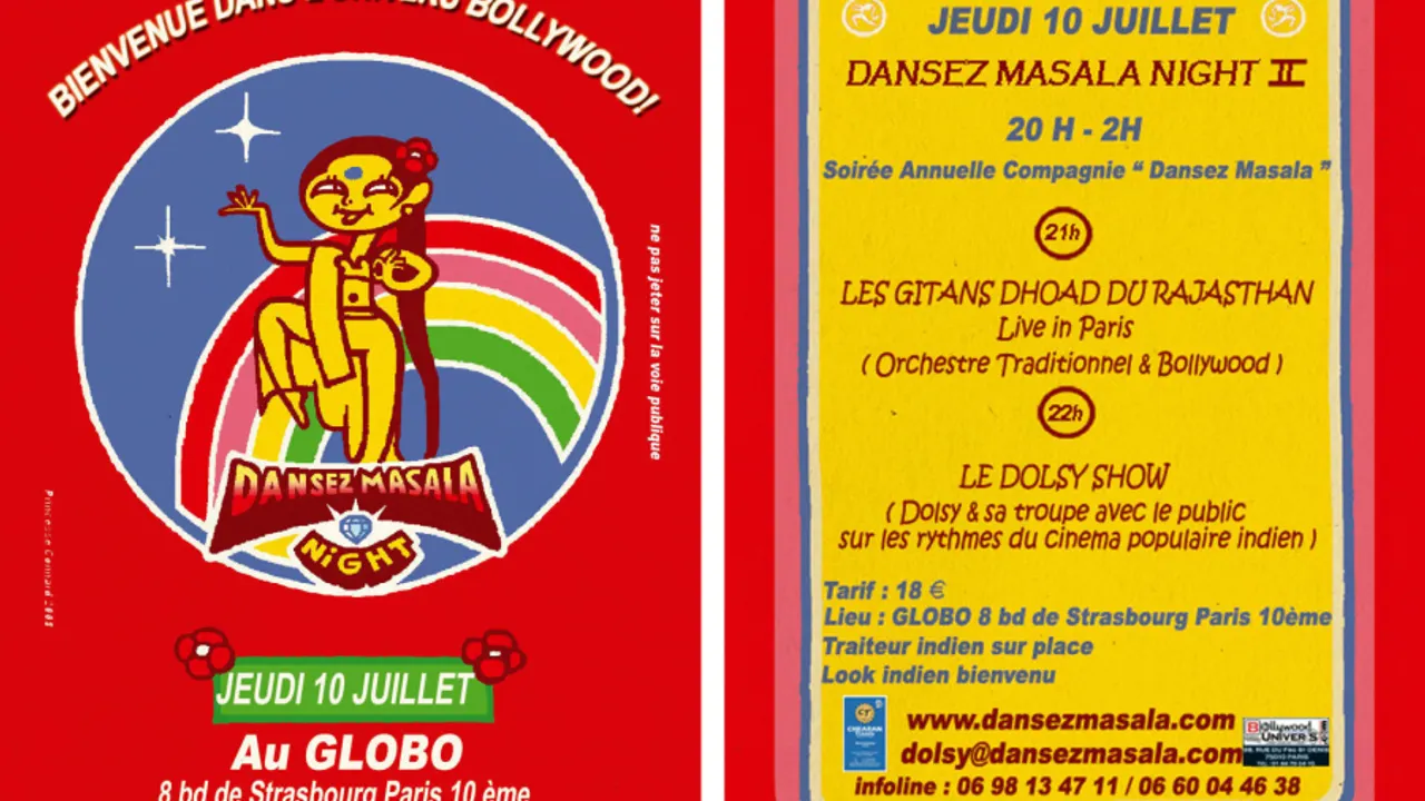Dansez Masala Night Soirée Bollywood