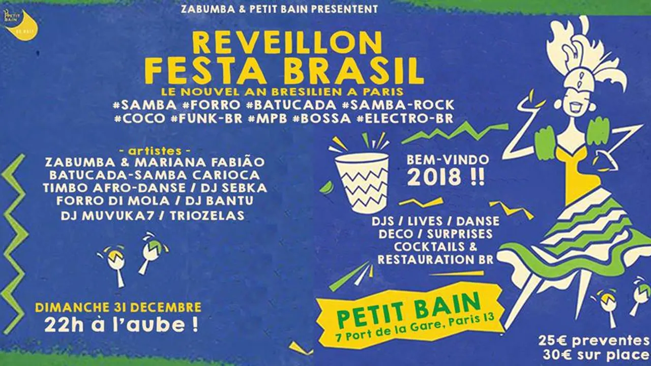 Festa Brasil ! Nouvel An Brésilien à Paris