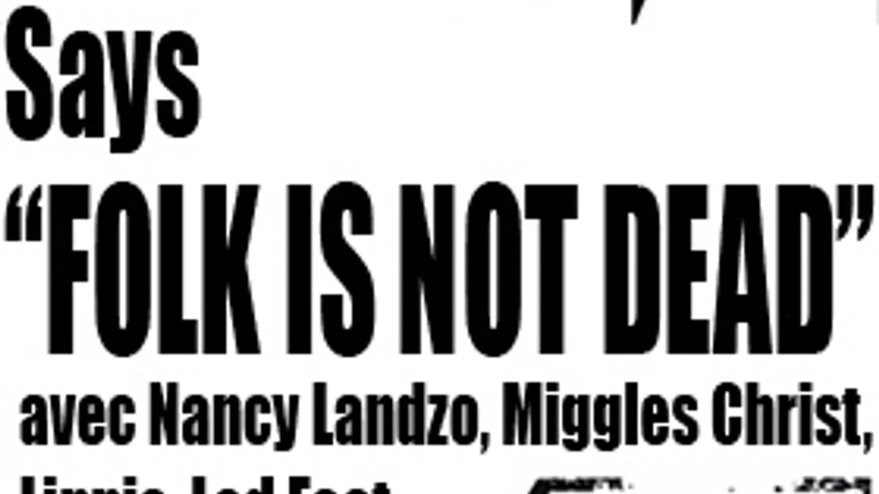 ROCKNZOO says « FOLK IS NOT DEAD »: Nancy Landzo +