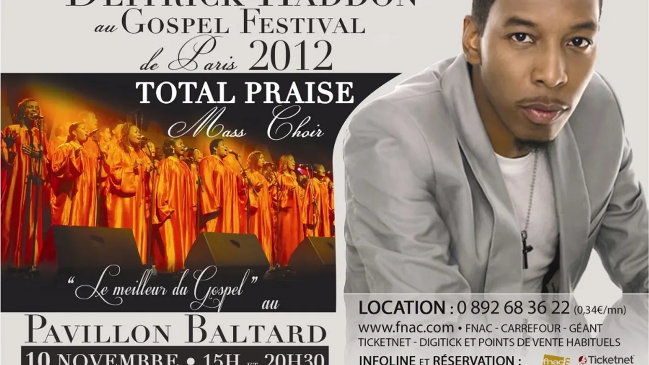 Gospel Festival de Paris avec Total Praise & Deitrick Haddon