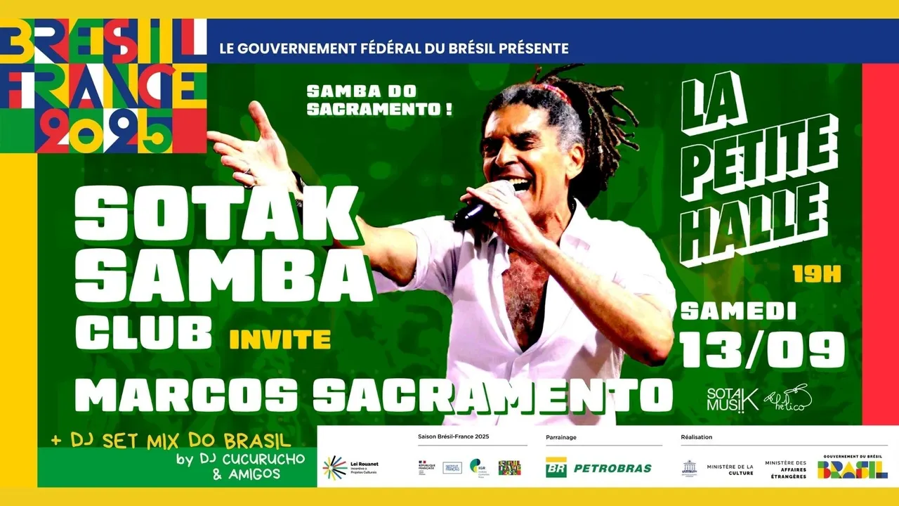 Sotak Samba Club invite Marcos Sacramento + DJ set Mix do Brasil !