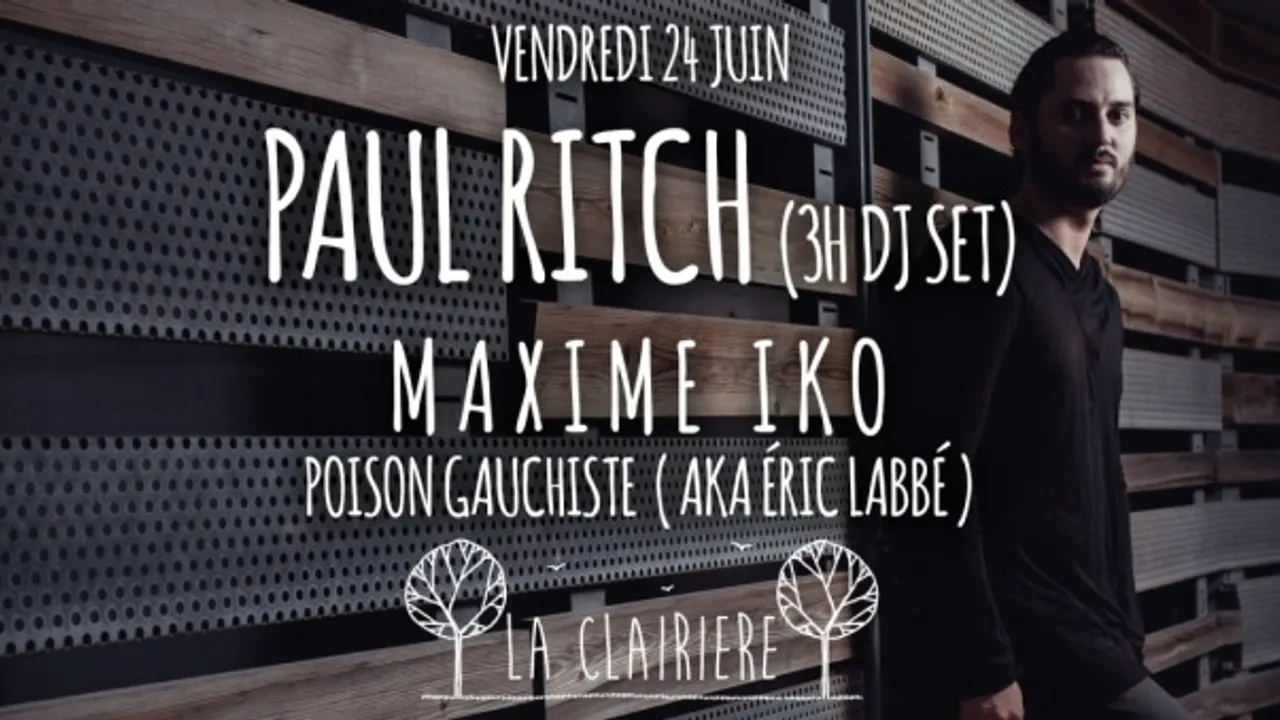 Paul Ritch (3h DJ Set) + guests