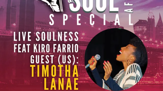 LIVE & SOUL AFTERWORK Petit marché de Noel spécial créateurs + Special Guest TIMOTHA LANAE (US) !!