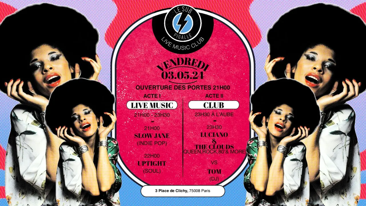 Slow Jane, Uptight, Luciano and the clouds & DJ