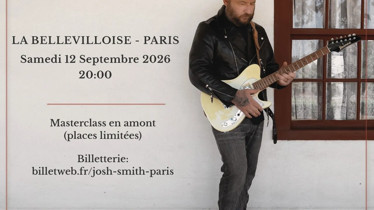 Josh Smith - Premier concert en France