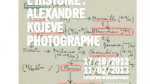 Après L’histoire : Alexandre Kojève Photographe