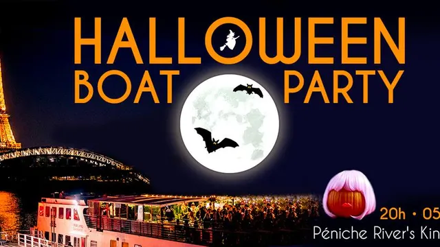 Halloween Boat Party ! (Croisière, Open Bar, Terrasse...)
