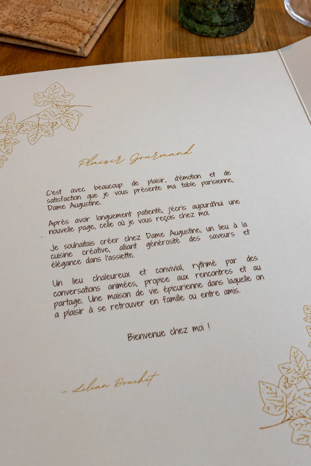 Dame Augustine Restaurant Paris