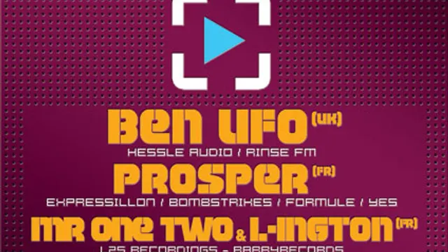 PRESS:PLAY invite BEN UFO