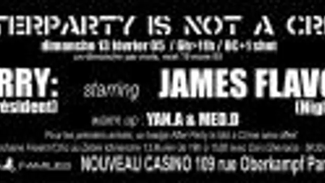 After Party Is Not A Crime