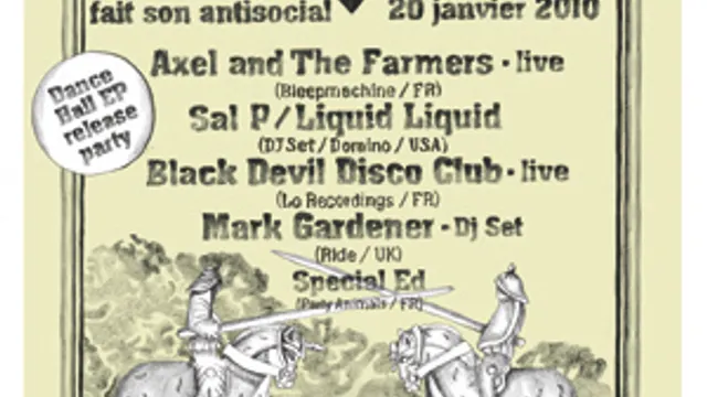 AXEL AND THE FARMERS FAIT SON ANTISOCIAL Dance Hal