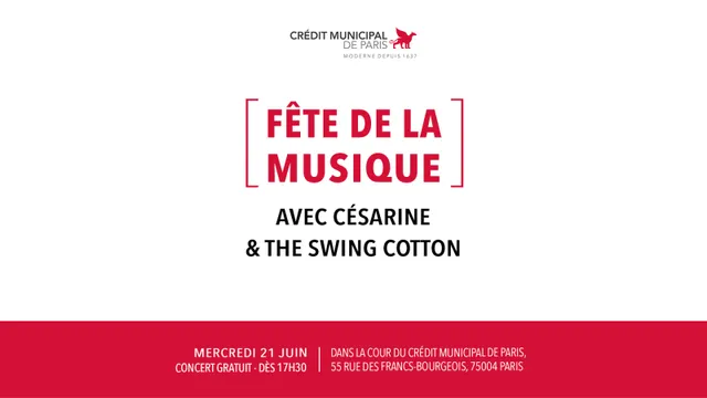 FÊTE DE LA MUSIQUE : Retour à l'ère du Swing !
