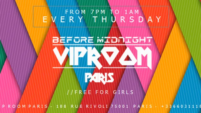 Afterwork gratuit pour les filles - VIP ROOM