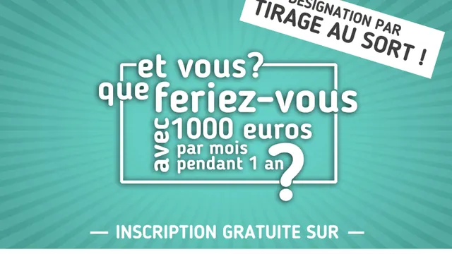 Tirage au Sort du Premier Revenu De Base