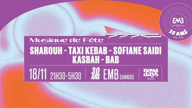 30 ans de l'EMB // Musique de Fête : Scène électronique orientée