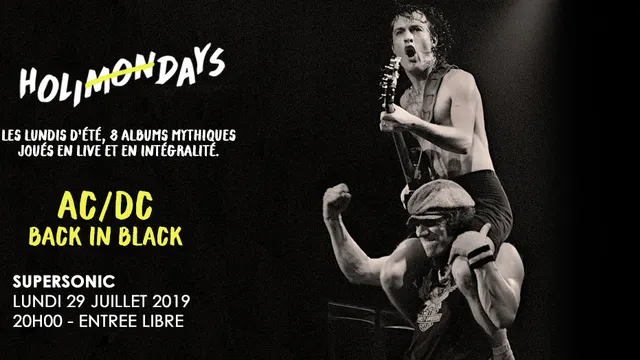 Holi(mon)days • AC/DC - Back in Black / Supersonic