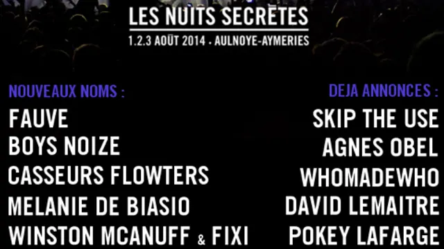 Les Nuits Secrètes 2014