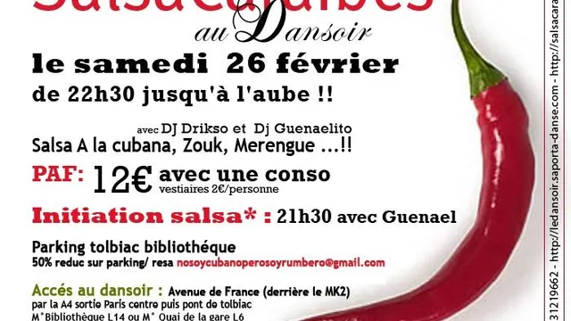 Soirée Salsa Caraïbes au DANSOIR