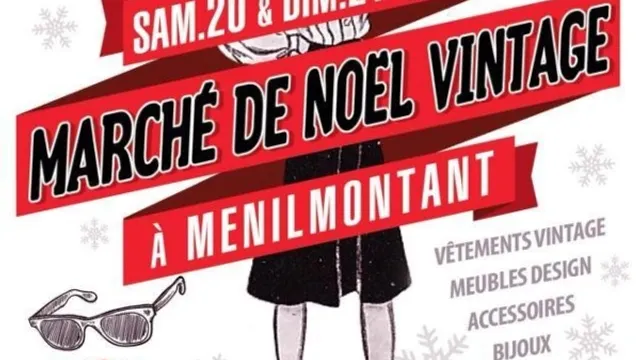 Marché Vintage de Noël Paris