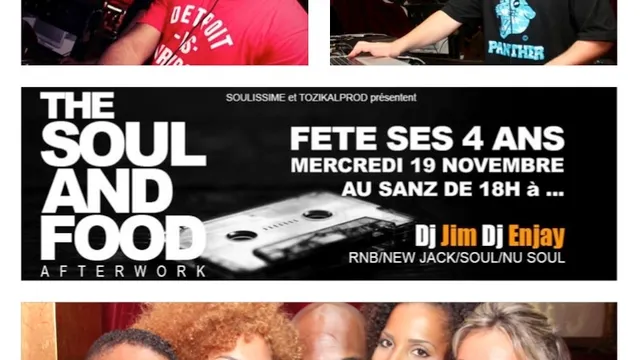 THE SOUL&FOOD AFTERWORK- BDAY 4 ANS -