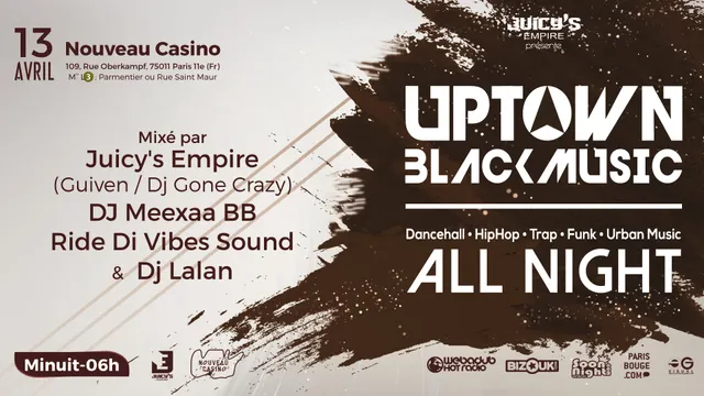 Juicy's Empire Present Uptown Black Music