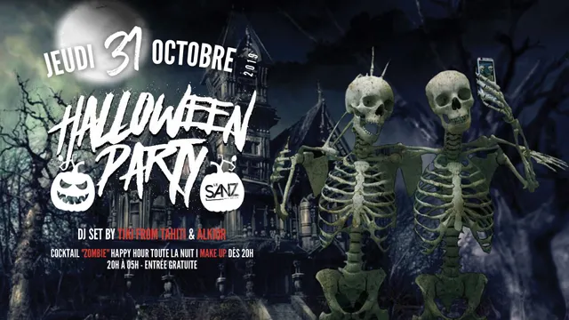 Halloween Party au Sanz Bastille