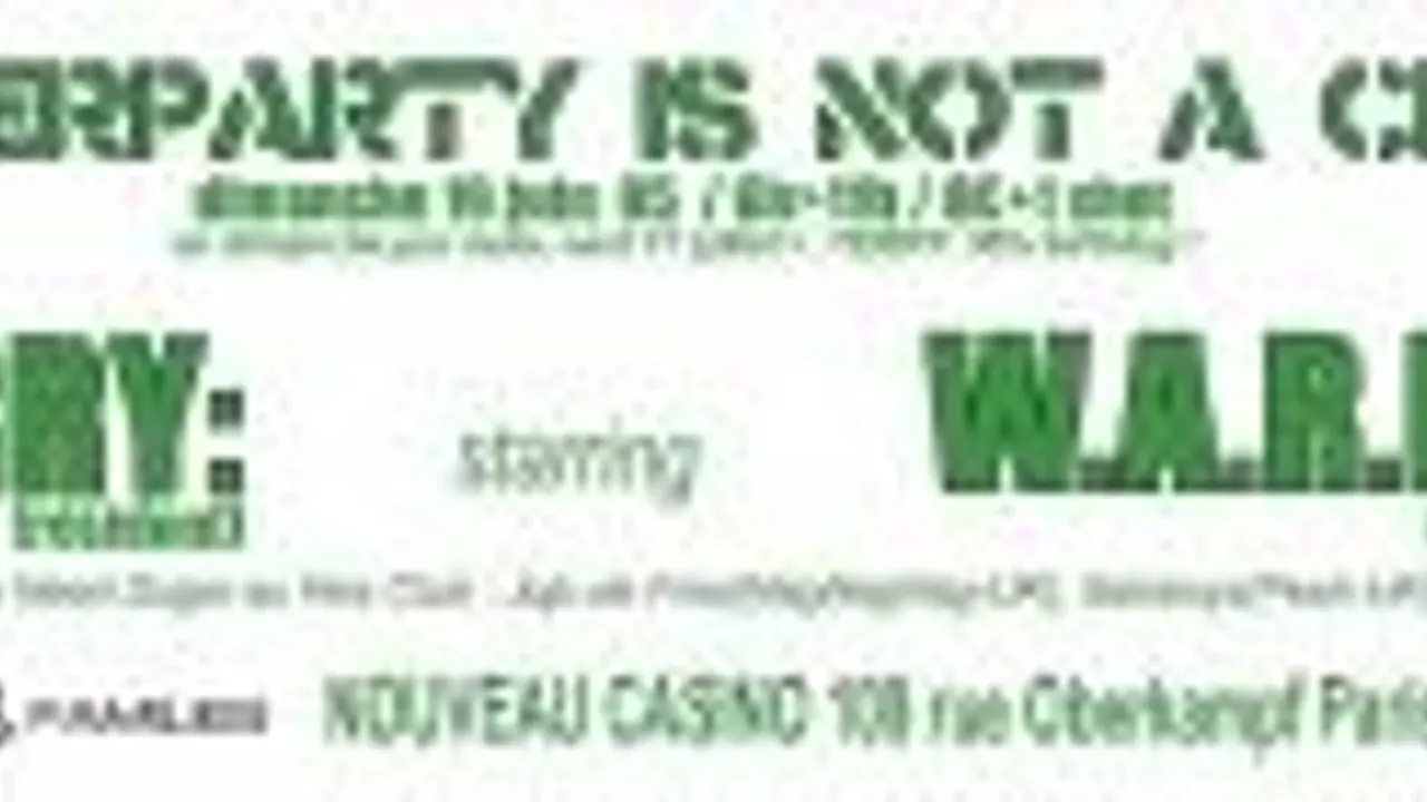 After Party Is Not A Crime