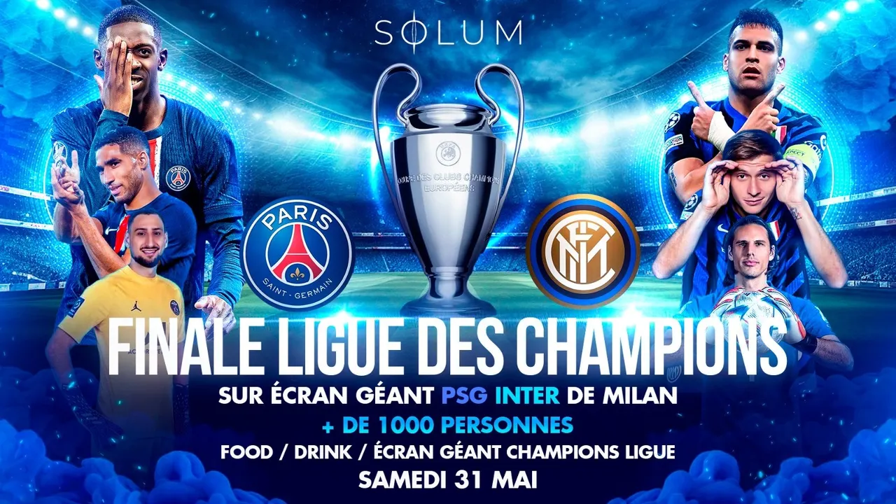 Retransmission finale ligue des champions psg inter