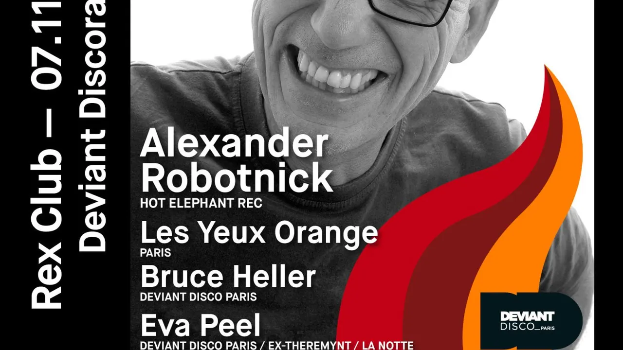 Deviant Discorama 5: Alexander Robotnick, Les Yeux Orange,  Bruce Heller, Eva Peel